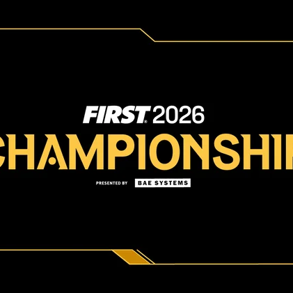 FIRST CHAMPIONSHIP 2026 Certificate logo